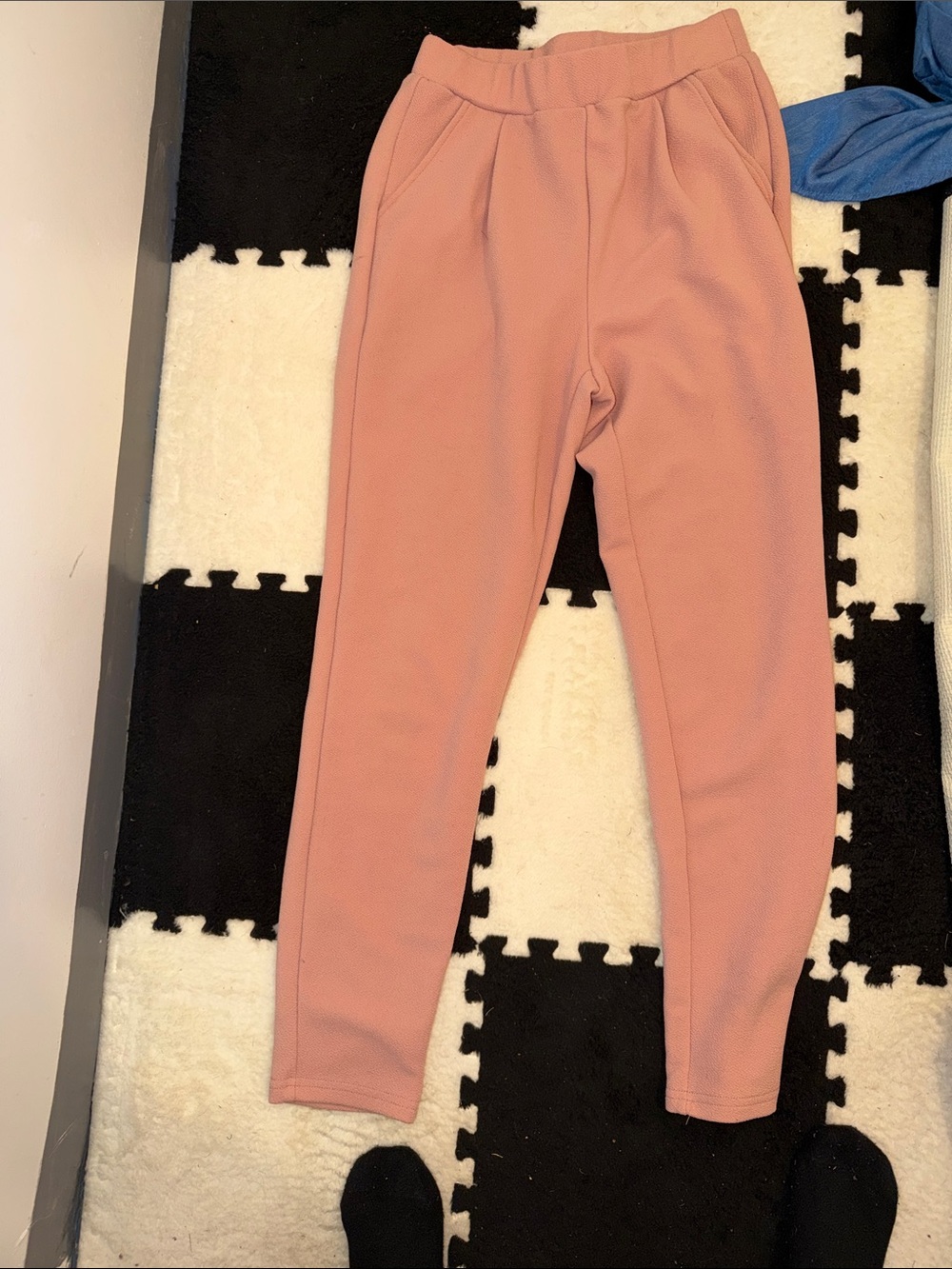 SHEIN Mauve Pink Kids Jogger Sweatpants